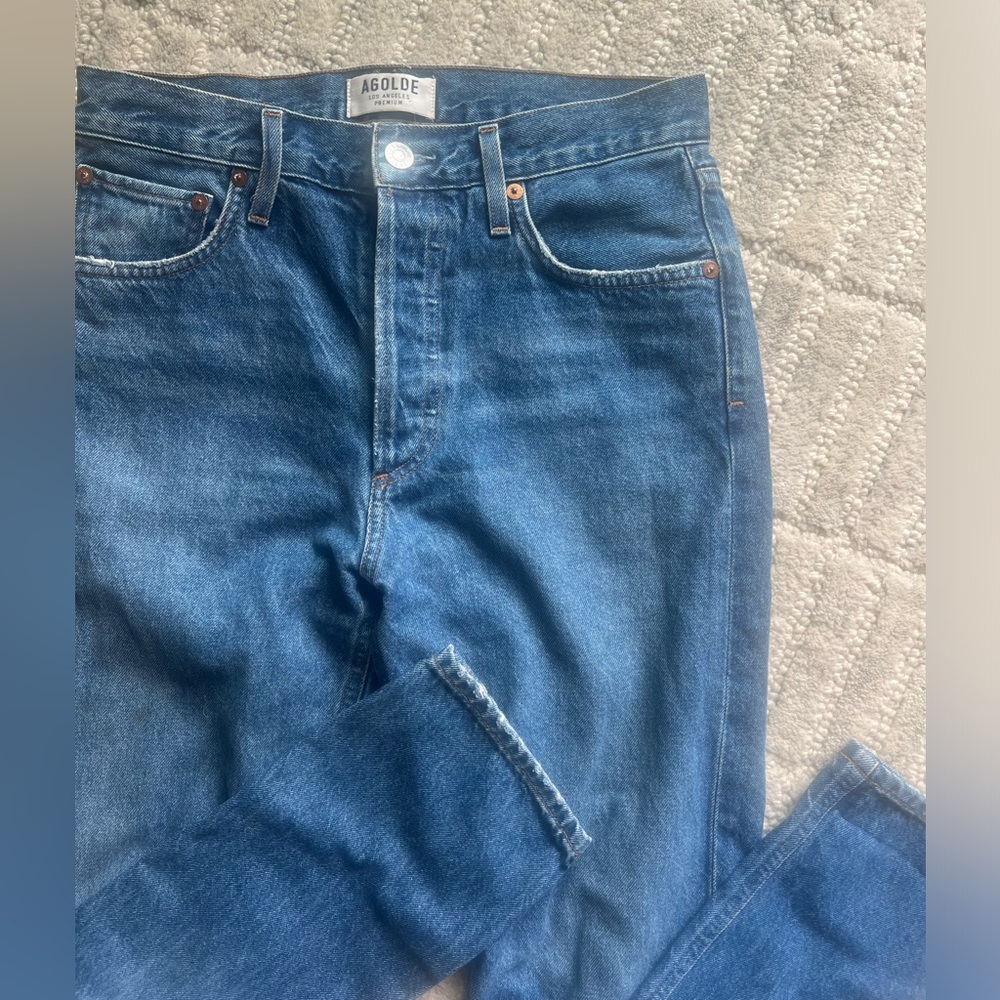 Agolde HighWaist Straight Leg Jeans